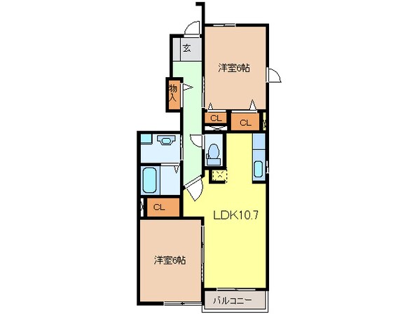 ソラーレパラッツォの物件間取画像